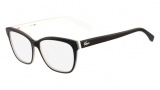 Lacoste L2723 Eyeglasses Eyeglasses - 004 Black / White