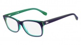 Lacoste L2724 Eyeglasses Eyeglasses - 414 Blue / Aqua