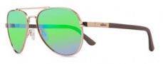 Revo RE 1011 Sunglasses Raconteur Sunglasses - 04 GN Gold / Green Water Lens