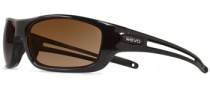Revo RE 4070 Sunglasses Guide S Sunglasses - 01 BR Shiny Black / Brown Terra Lens