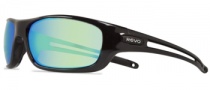 Revo RE 4070 Sunglasses Guide S Sunglasses - 01 GN Shiny Black / Green Water Lens