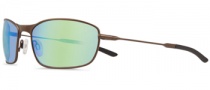 Revo RE 3090 Sunglasses Thin Shot Sunglasses - 04 GN Matte Brown / Green Water Lens
