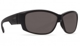 Costa Del Mar Luke Sunglasses Blackout Frame Sunglasses - Gray Plastic / 580P