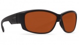 Costa Del Mar Luke Sunglasses Blackout Frame Sunglasses - Copper Glass / 580G
