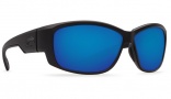 Costa Del Mar Luke Sunglasses Blackout Frame Sunglasses - Blue Mirror Plastic / 580P