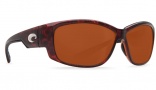 Costa Del Mar Luke Sunglasses Tortoise Frame Sunglasses - Copper Glass / 580G