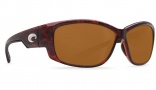 Costa Del Mar Luke Sunglasses Tortoise Frame Sunglasses - Amber Plastic / 580P