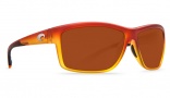 Costa Del Mar Mag Bay Sunglasses Matte Sunset Fade Frame Sunglasses - Copper Glass / 580G