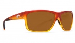 Costa Del Mar Mag Bay Sunglasses Matte Sunset Fade Frame Sunglasses - Amber Plastic / 580P