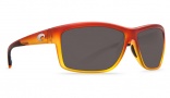 Costa Del Mar Mag Bay Sunglasses Matte Sunset Fade Frame Sunglasses - Gray Plastic / 580P