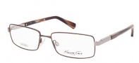 Kenneth Cole New York KC0213 Eyeglasses Eyeglasses - 048 Shiny Dark Brown