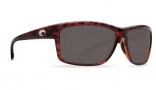 Costa Del Mar Mag Bay Sunglasses Tortoise Frame Sunglasses - Gray Plastic / 580P