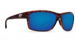 Costa Del Mar Mag Bay Sunglasses Tortoise Frame Sunglasses - Blue Mirror Glass / 580G