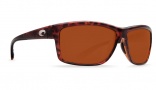 Costa Del Mar Mag Bay Sunglasses Tortoise Frame Sunglasses - Copper Glass / 580G