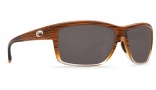 Costa Del Mar Mag Bay Sunglasses Wood Fade Frame Sunglasses - Gray Plastic / 580P