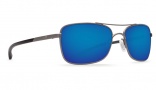 Costa Del Mar Palapa Sunglasses Gunmetal Frame Sunglasses - Blue Mirror Glass / 400G