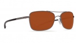 Costa Del Mar Palapa Sunglasses Gunmetal Frame Sunglasses - Copper Glass / 580G