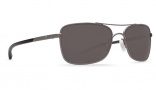 Costa Del Mar Palapa Sunglasses Gunmetal Frame Sunglasses - Gray Glass / 580G