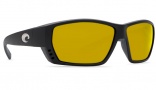 Costa Del Mar Tuna Alley Sunglasses Matte Black Frame Sunglasses - Sunrise 580P