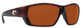 Costa Del Mar Tuna Alley Sunglasses Tortoise Frame Sunglasses - Copper 580P
