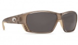 Costa Del Mar Tuna Alley Crystal Bronze Sunglasses - Gray 580P