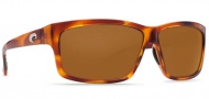 Costa Del Mar Cut Sunglasses Honey Tortoise Frame Sunglasses - Amber 580P