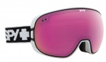 Spy Optic Bravo Goggles Goggles - Matte White / Pink with Pink Spectra + Bronze with Silver Mirror