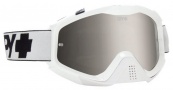 Spy Klutch Goggles Goggles - Matte White / Smoke with Silver Mirror + Clear