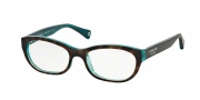 Coach HC6041 Eyeglasses Kristin Eyeglasses - 5116 Dark Tortoise / Teal