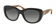 Coach HC8083 Sunglasses Darcy Sunglasses - 5193T3 Black Light Brown Horn / Grey Gradient Polarized