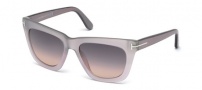 Tom Ford FT0361 Sunglasses Celina Sunglasses - 80B Lilac / Grey Pink Gradient