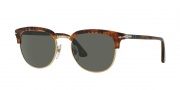 Persol PO3105S Sunglasses Sunglasses - 108/58 Caffe Havana / Polarized Green