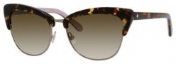 Kate Spade Genette/S Sunglasses Sunglasses - 0W96 Tortoise / Pink (Y6 brown gradient lens)