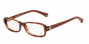 Emporio Armanin EA3016F Eyeglasses Eyeglasses - 5099 Striped Transparent Brown