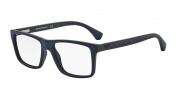 Emporio Armani EA3034 Eyeglasses Eyeglasses - 5230 Blue / Rubber Brown