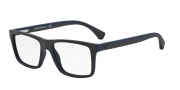 Emporio Armani EA3034 Eyeglasses Eyeglasses - 5231 Brown / Rubber Blue