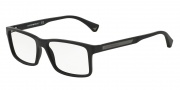 Emporio Armani EA3038 Eyeglasses Eyeglasses - 5063 Black Rubber