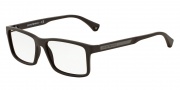 Emporio Armani EA3038 Eyeglasses Eyeglasses - 5064 Brown Rubber