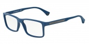 Emporio Armani EA3038 Eyeglasses Eyeglasses - 5252 Blue Rubber