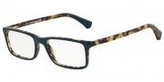 Emporio Armani EA3043F Eyeglasses Eyeglasses - 5272 Top Blue / Matte Havana