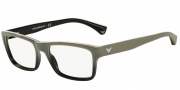 Emporio Armani EA3050F Eyeglasses Eyeglasses - 5346 White Gradient Black on Blue