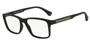Emporio Armani EA3055 Eyeglasses Eyeglasses - 5063 Black Rubber