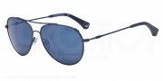 Emporio Armani EA2010 Sunglasses Sunglasses - 305696 Matte Blue / Mirror Dark Blue
