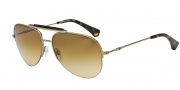 Emporio Armani EA2020 Sunglasses Sunglasses - 30022L Matte Pale Gold / Yellow Gradient Brown