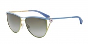 Emporio Armani EA2022 Sunglasses Sunglasses - 30678E Lilac / Green / Green Gradient