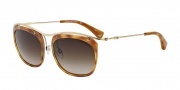 Emporio Armani EA2023 Sunglasses Sunglasses - 300213 Matte Pale Gold / Blonde Havana / Brown Gradient