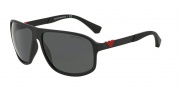 Emporio Armani EA4029 Sunglasses Sunglasses - 532687 Black Rubber / Grey