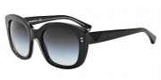 Emporio Armani EA4031F Sunglasses Sunglasses - 52208G Transparent Grey on Black / Grey Gradient