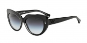 Emporio Armani EA4032 Sunglasses Sunglasses - 52208G Transparent Grey on Black / Grey Gradient