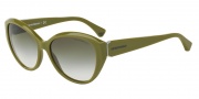 Emporio Armani EA4037 Sunglasses Sunglasses - 52568E Olive / Green Gradient